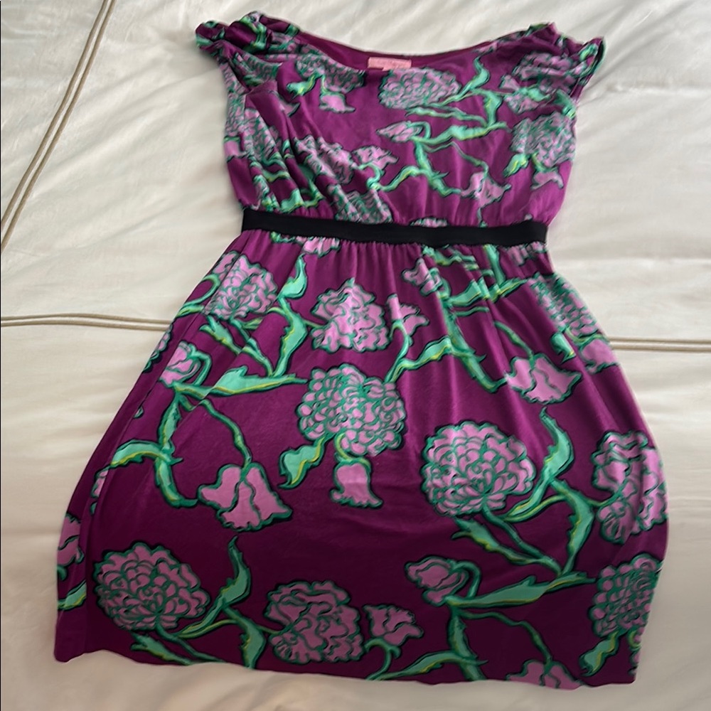 Lilly Pulitzer Pink and purple Sleeveless Sundress
